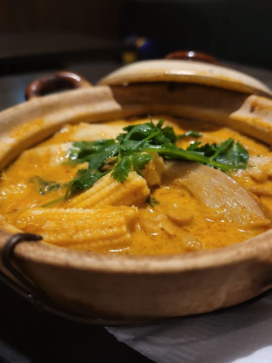 Thai Style Red Curry Vegan Imitation Duck Pot (served with rice) 泰式紅咖喱純素鴨煲 (配白飯)