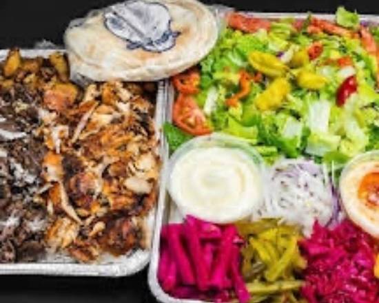 Family Pack Shawarma with Rice (For Four People)