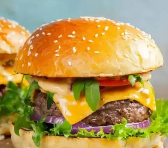 Halal cheese burger