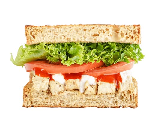 Blazing Vegan Sandwich Combo (Regular)