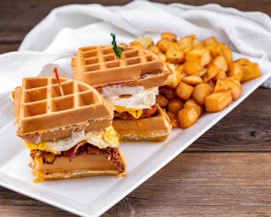 Chicken Waffle Sandwich