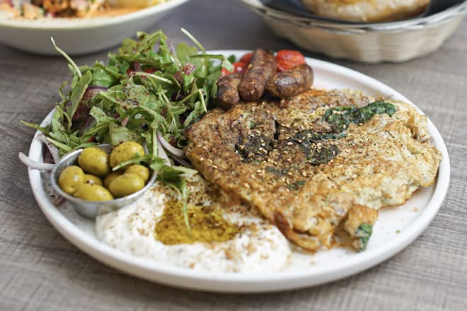 Classic Middle Eastern Breakfast