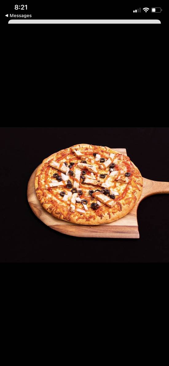 Pizza au Poulet BBQ / BBQ Chicken Pizza