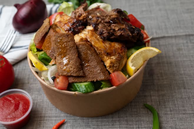 Trio Shawarma Salad Bowl