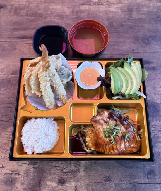 Salmon Teriyaki Bento