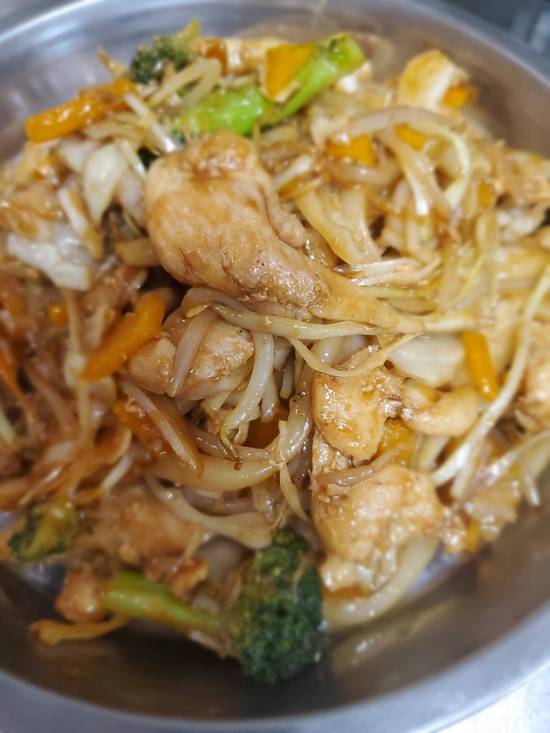 Chicken yaki udon