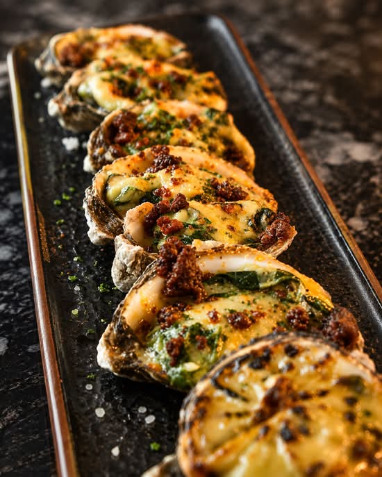 FULL DOZEN ROCKEFELLER EAST COAST OYSTERS