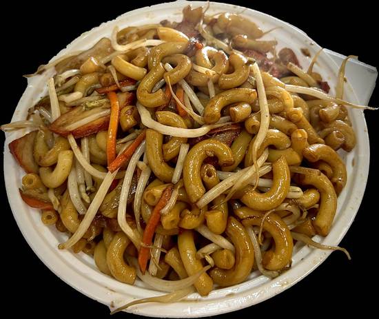Stir Fried Mac W BBQ Pork