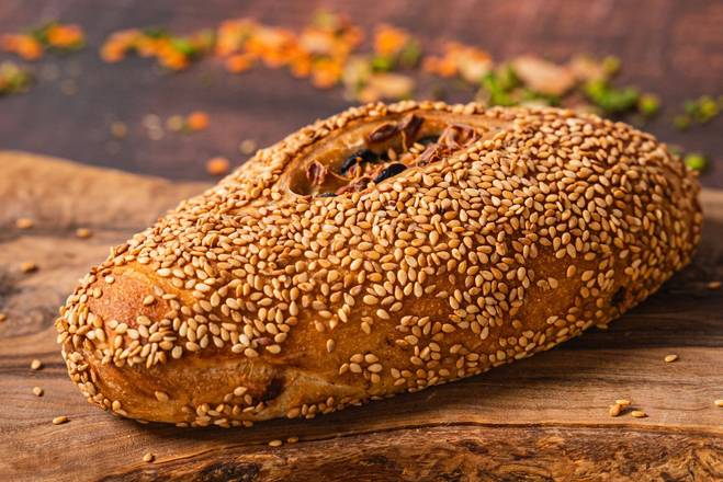 Stuffed Bagel  ( Olive & Mozarella)
