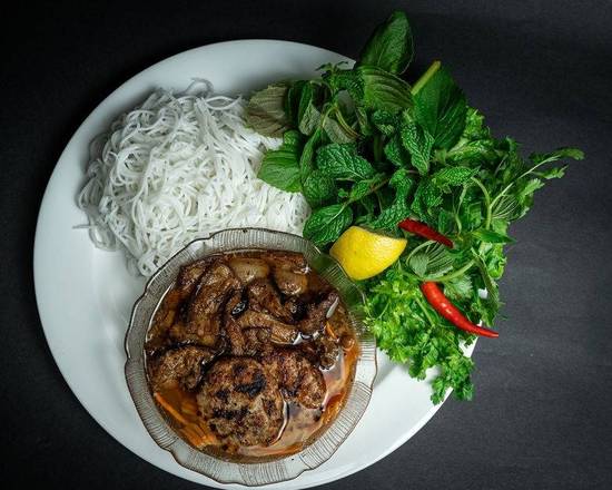 Bún Chả Hà Nội (Best Seller) - Special Ha Noi Vermicelli with grilled pork belly and pork patties
