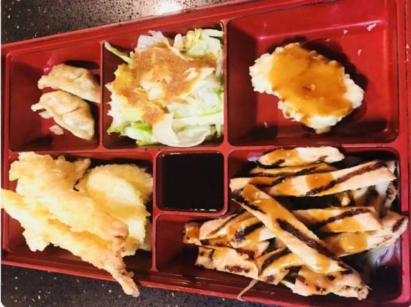 19. Shrimp & Veggie Teriyaki Bento