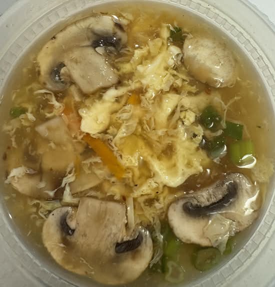 Hot and Sour Soup ( w. pork )