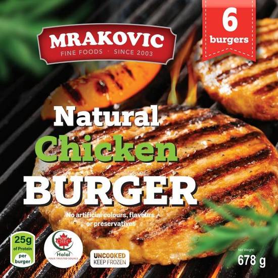 Chicken Burger 6 pack