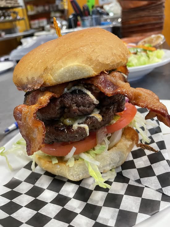 Bacon and Cheese Burger