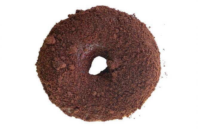 Dirty Chocolate Doughnut (1 pc) Ⓥ