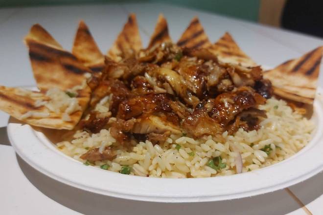 Chicken Shawarma on Rice