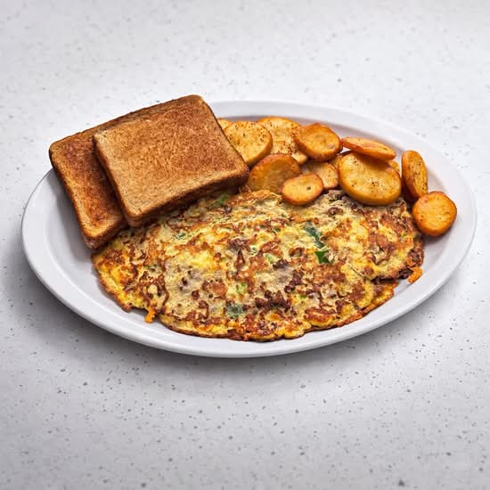 STEAK 'N' CHEESE OMELETTE