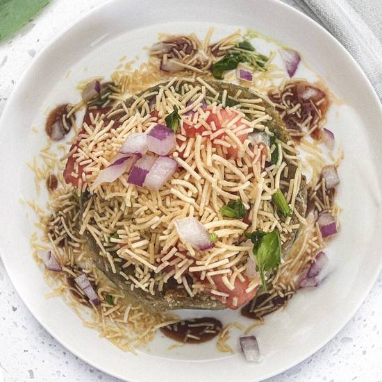 Delhi Aloo Tikki Chaat ( Large )