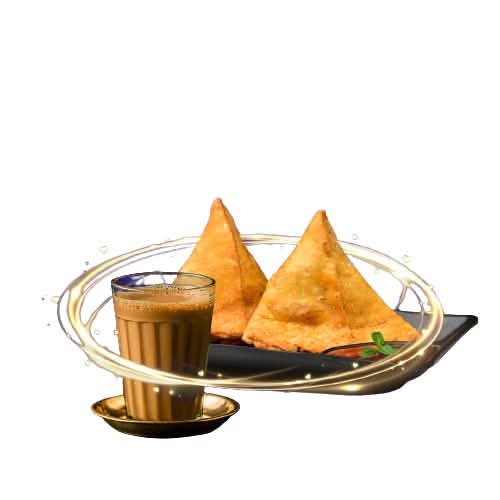 Combo : Punjabi Samosa (BIG) - 2pc + Masala Chai