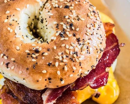 Egg, Cheese, Bacon or Ham Sandwich