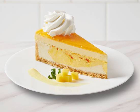 Mango Cheesecake Slice