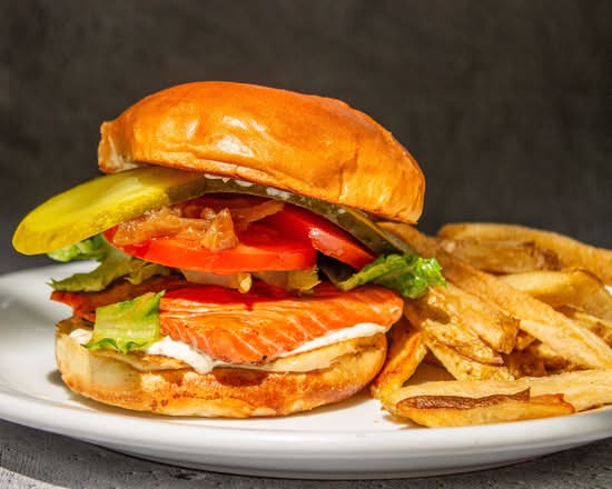 Grilled Salmon Burger