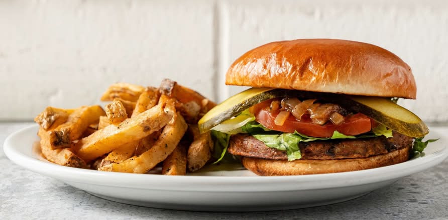 Black Bean Brown Rice Burger