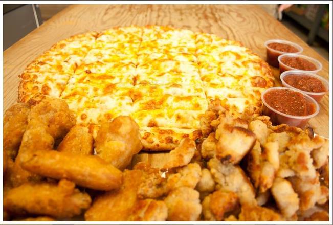 Cheesy Garlic Fingers with Marinara