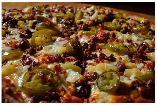 Large Beach Burger Pizza (14")