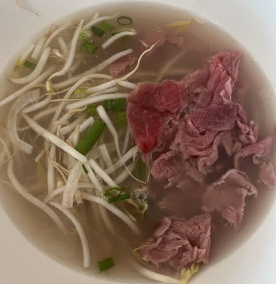 14. Rare Beef Noodle Soup