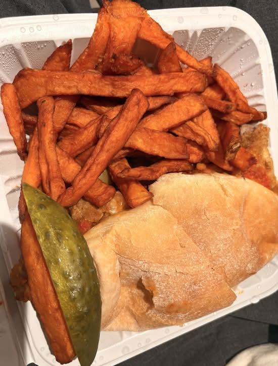 Veal Parmesan Sandwich