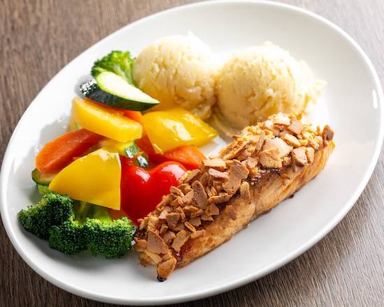 Fortune Cookie Crusted Salmon