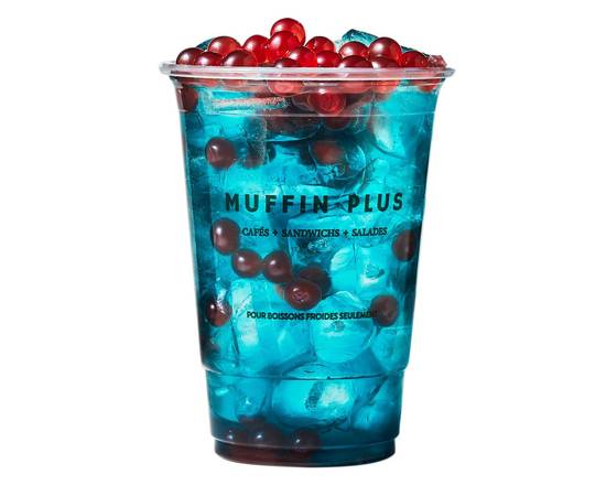 Thé Glacé à la Framboise Bleue avec Perles / Blue Raspberry Iced Tea with Pearls