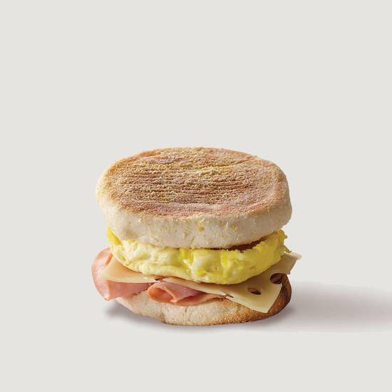 Sandwich Œuf fromage jambon / Egg Cheese and Ham Sandwich