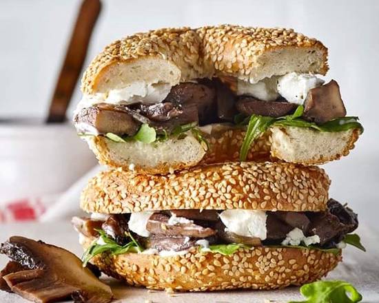 Portobello et fromage de chèvre / Portobello and Goat cheese