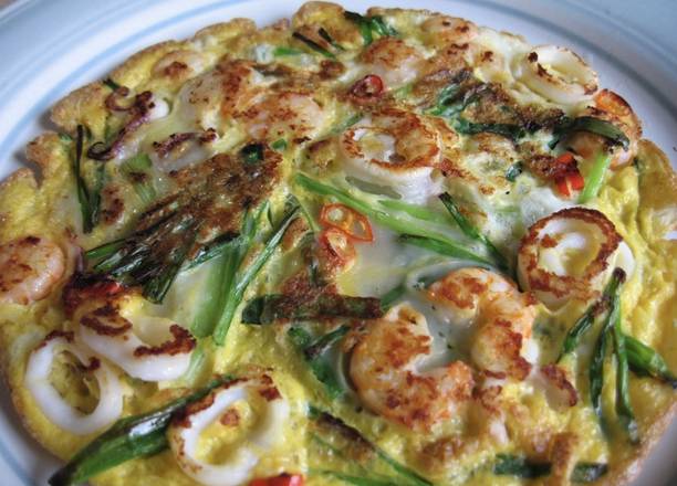 Crepe au fruits de mer / Seafood pancake