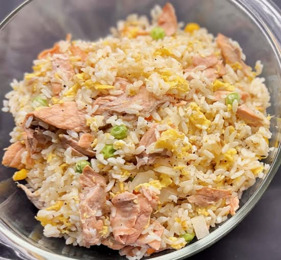 44. Salmon Fried Rice