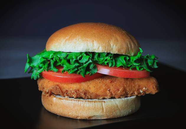 Crispy Chicken Breast on Bun