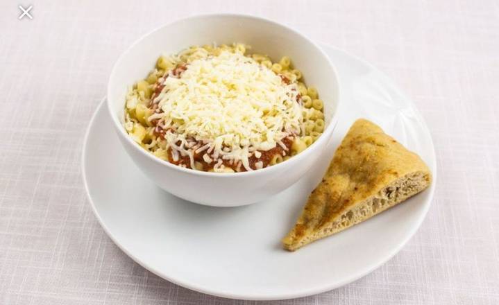 Kids Macaroni with Tomato Sauce and Mozza