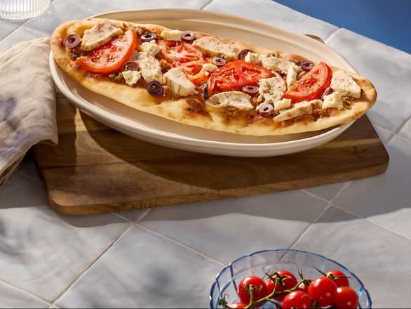 Naan Poulet et tomates séchées Online