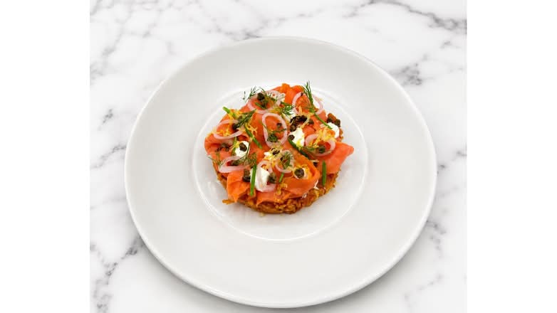Smoked Salmon Roesti