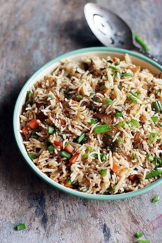 2 PLATES VEG FRIED RICE
