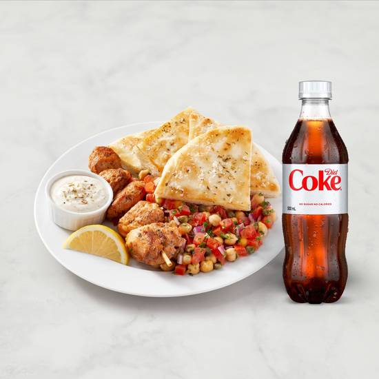 Souvlaki And Salad Combo