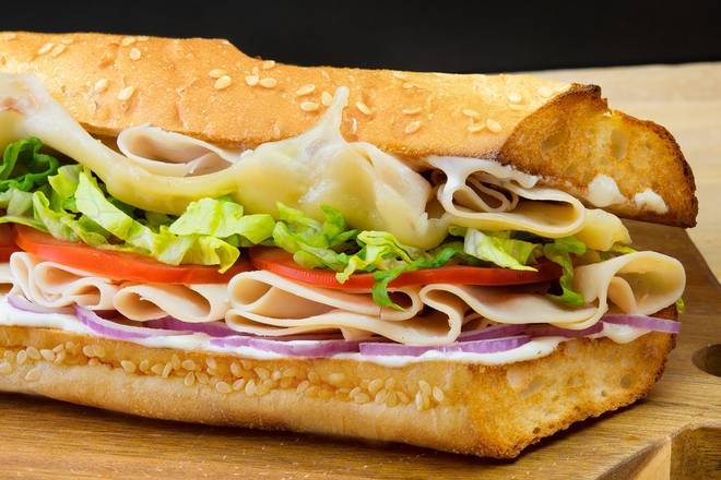 6" Small Turkey Ranch and Swiss Sub