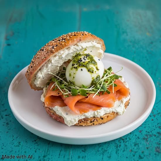 Bagel saumon fumé