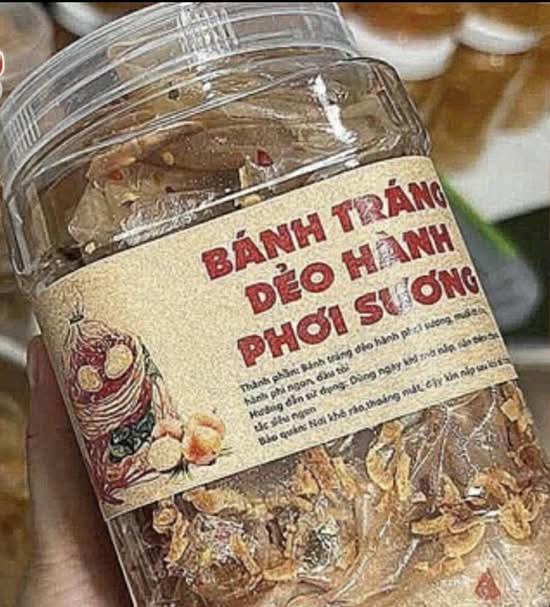 Bánh Tráng Phơi Sương Hành Tỏi