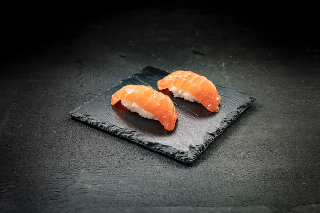 Salmon Nigiri.