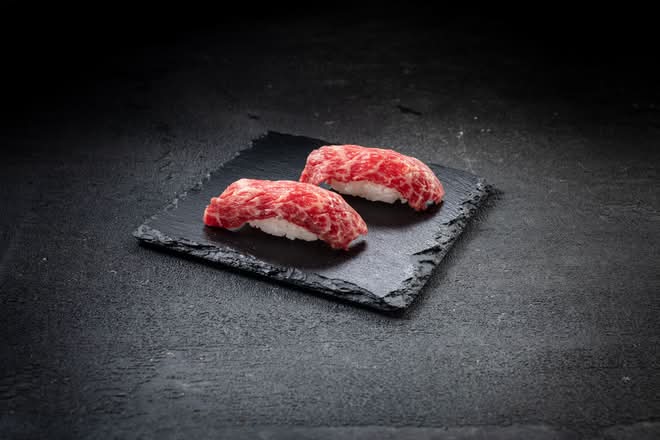 Prime Beef Short Rib Nigiri.