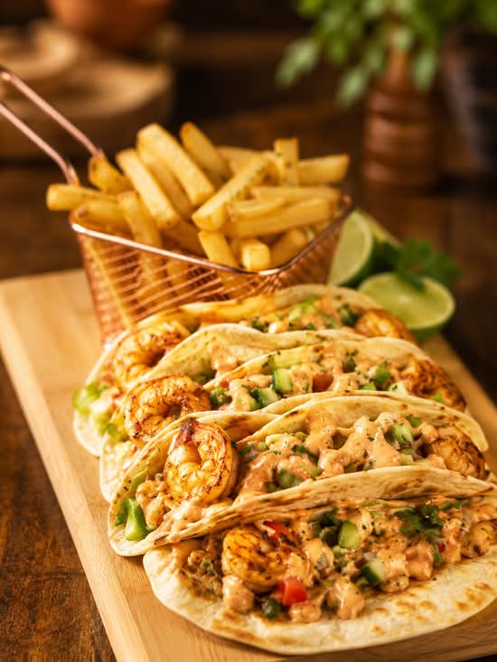 Tacos aux Crevettes