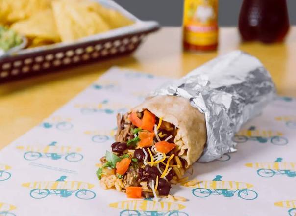 Regular Baja Burrito Combo (Vegan or Vegetarian)